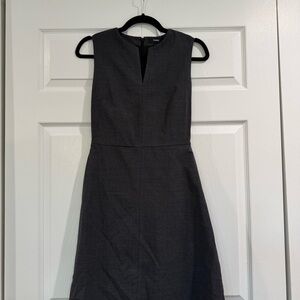 Theory Charcoal Midi Dress